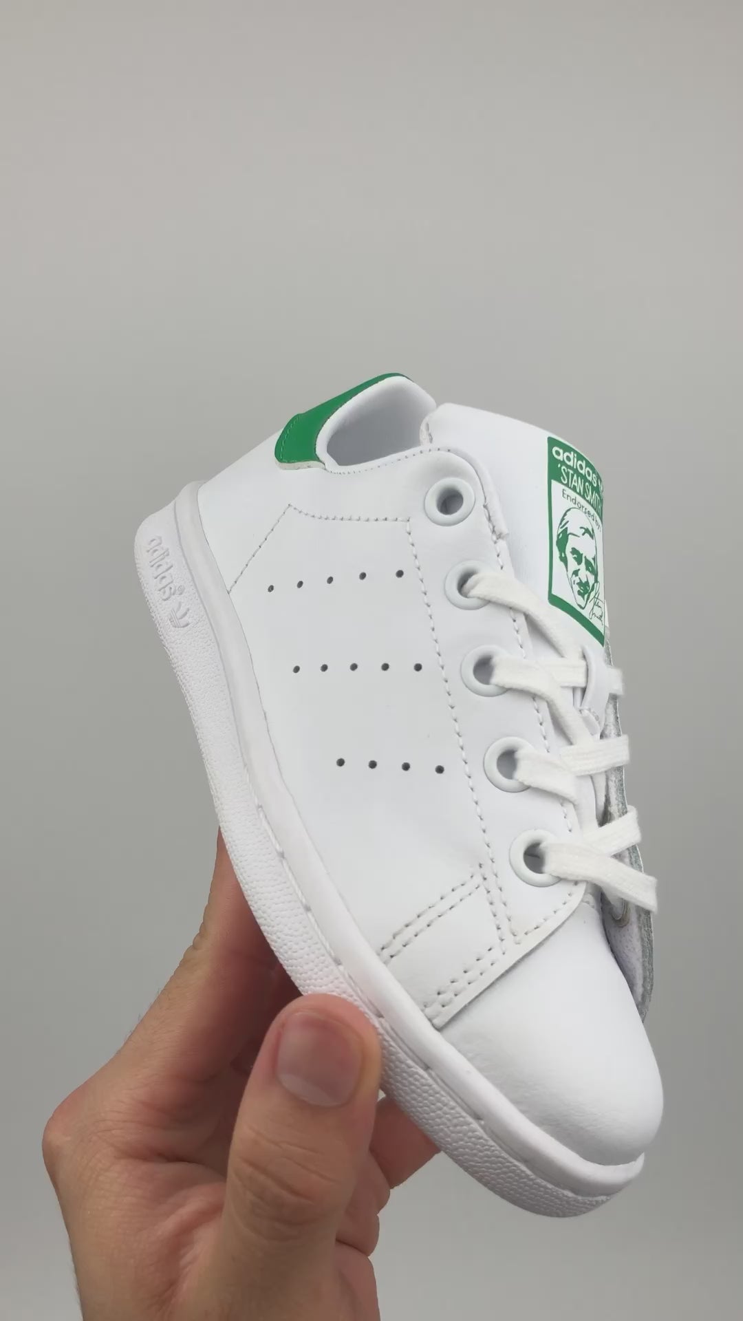 Tenis adidas discount blanco con verde