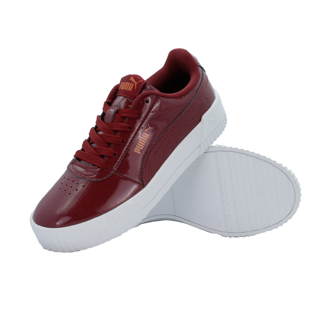 Tenis Puma Carina P Mujer 370912 03 Casual Rojo