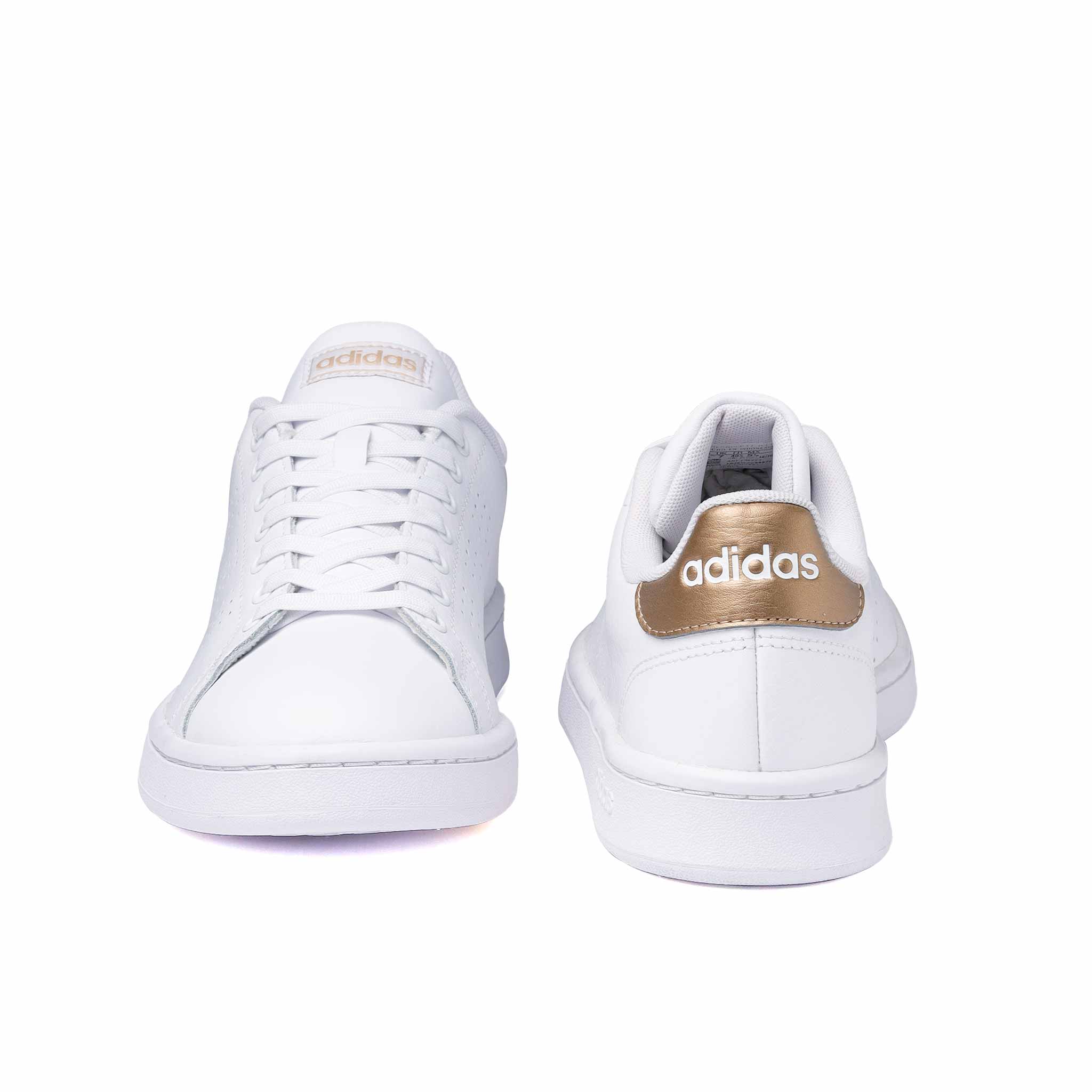 Tenis adidas blancos advantage mujer deals