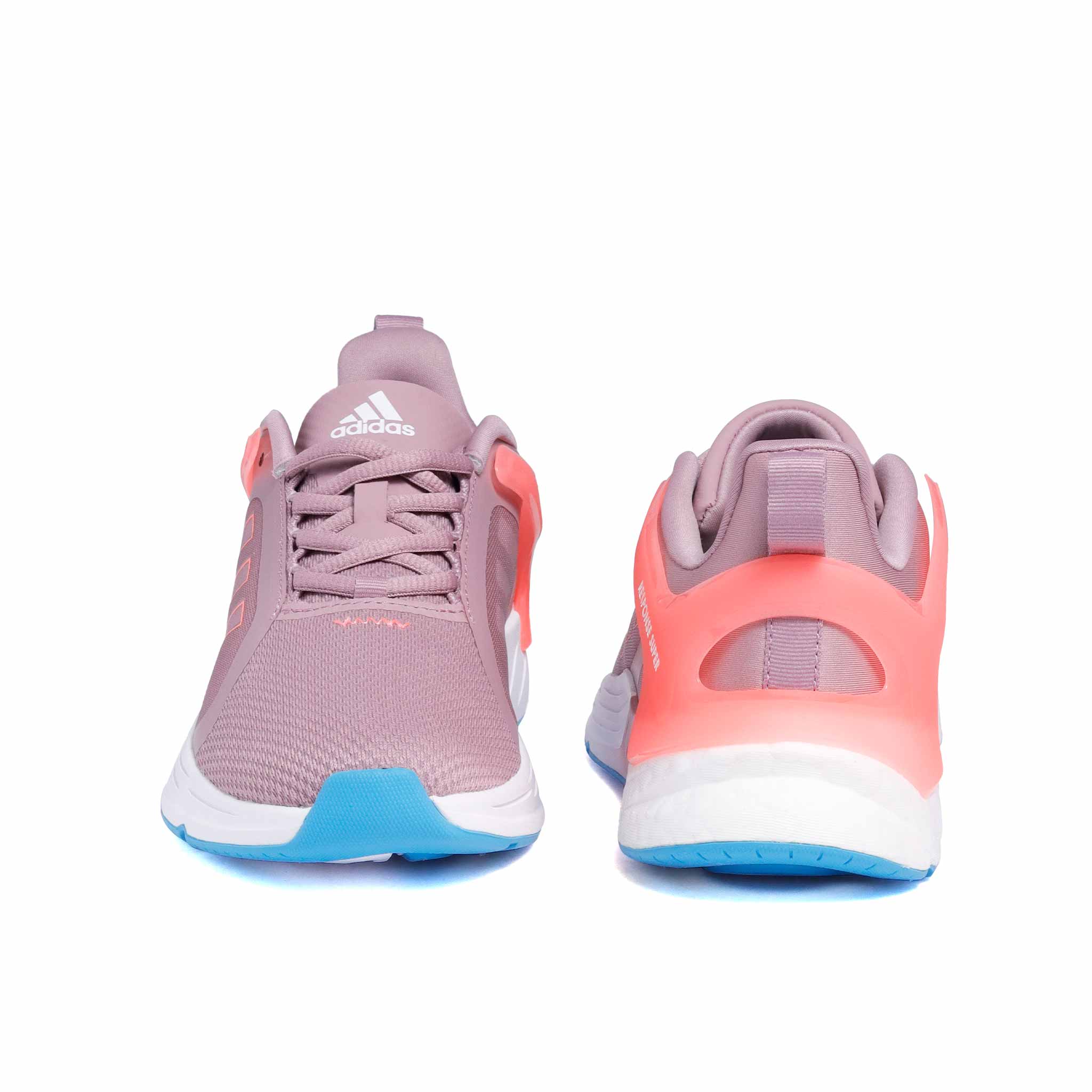 Adidas azules outlet con rosa