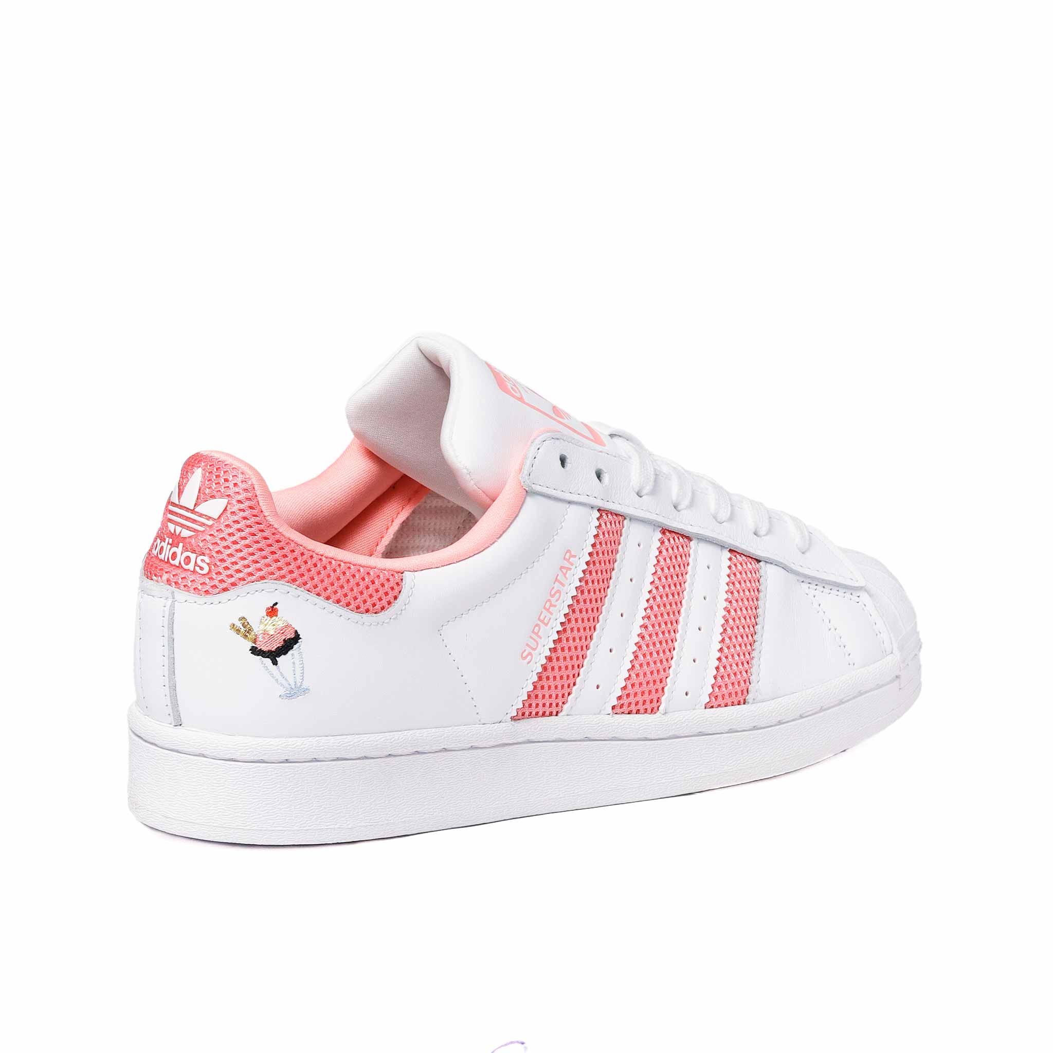 Adidas Superstar Mujer H03895 Casual Blanco/Rosa