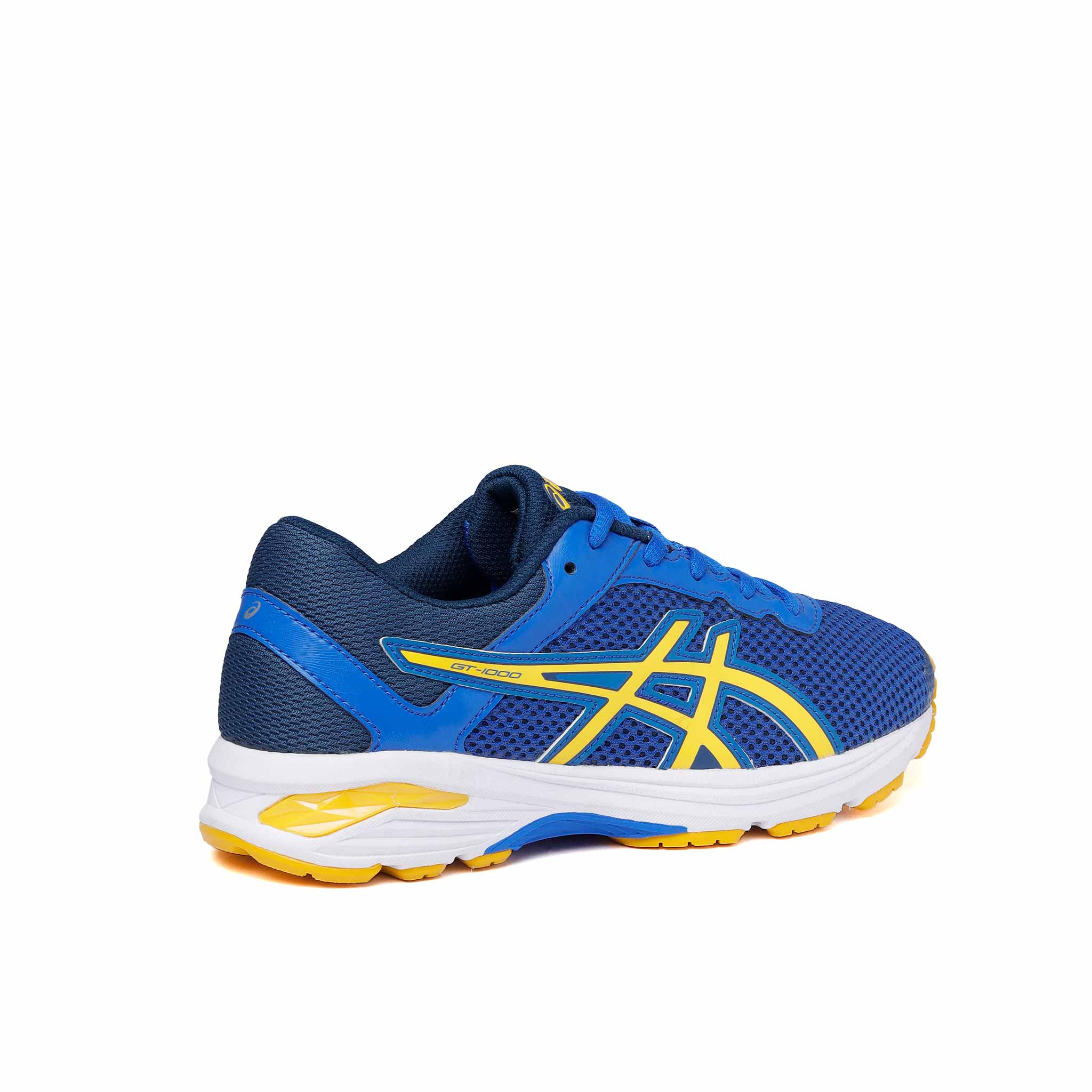 Tenis Asics GT 1000 Nino C740N.4504 Running Azul Amarillo