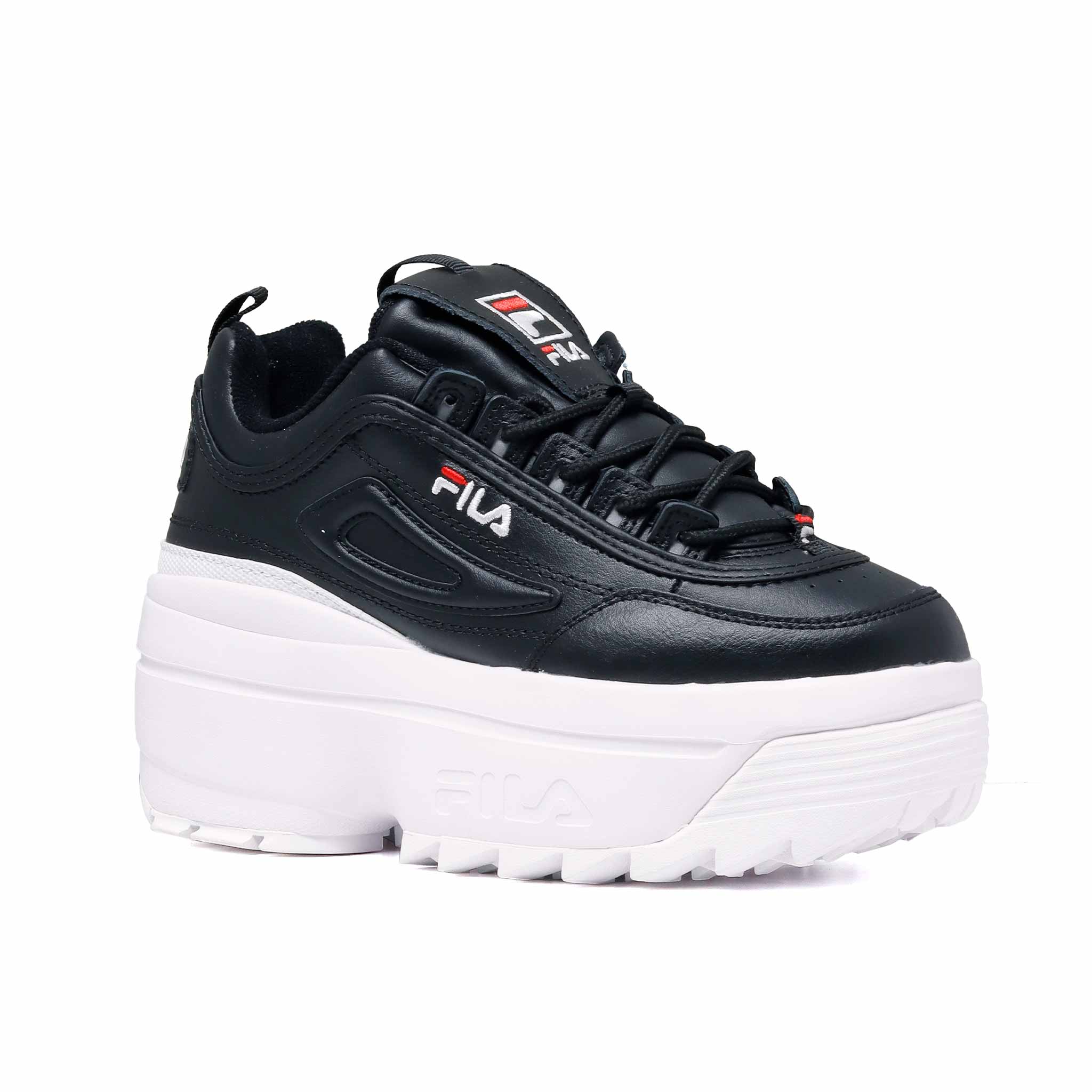 Tenis Fila Disruptor II Mujer 5FM00704 014 Casual Negro