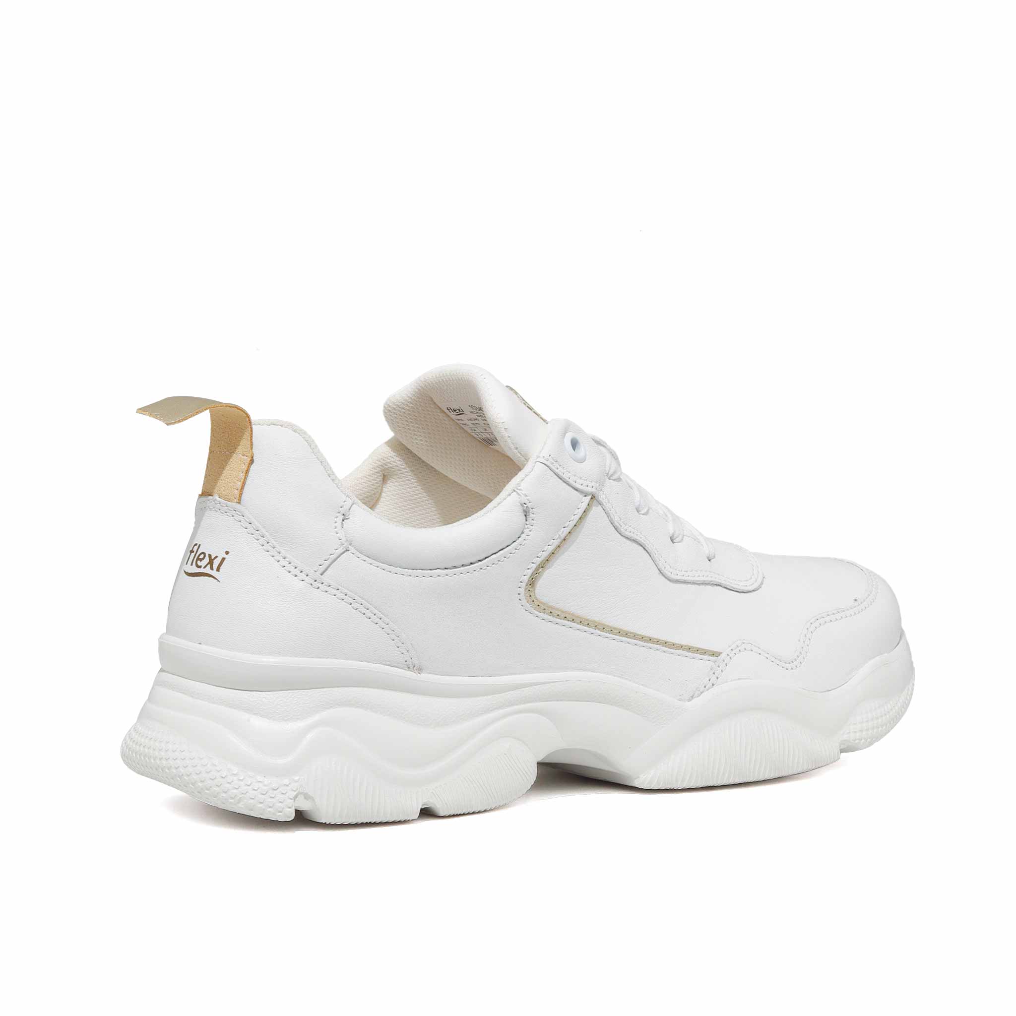 Zapatos flexi outlet blancos para dama