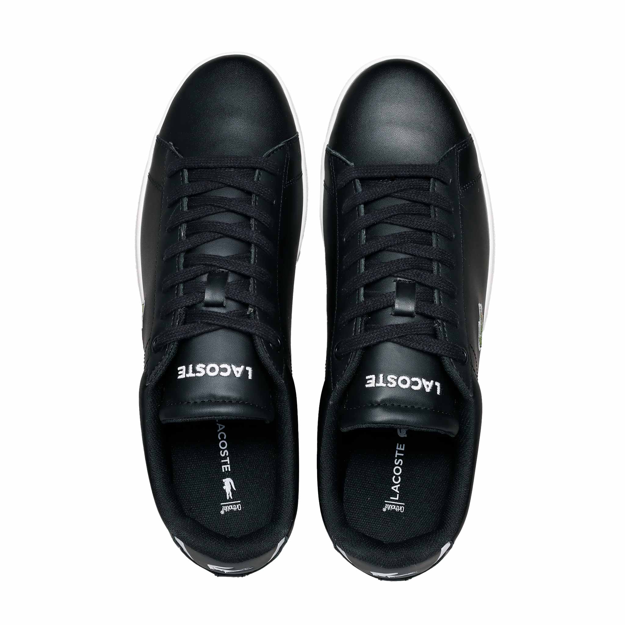 Tenis best sale lacoste negro