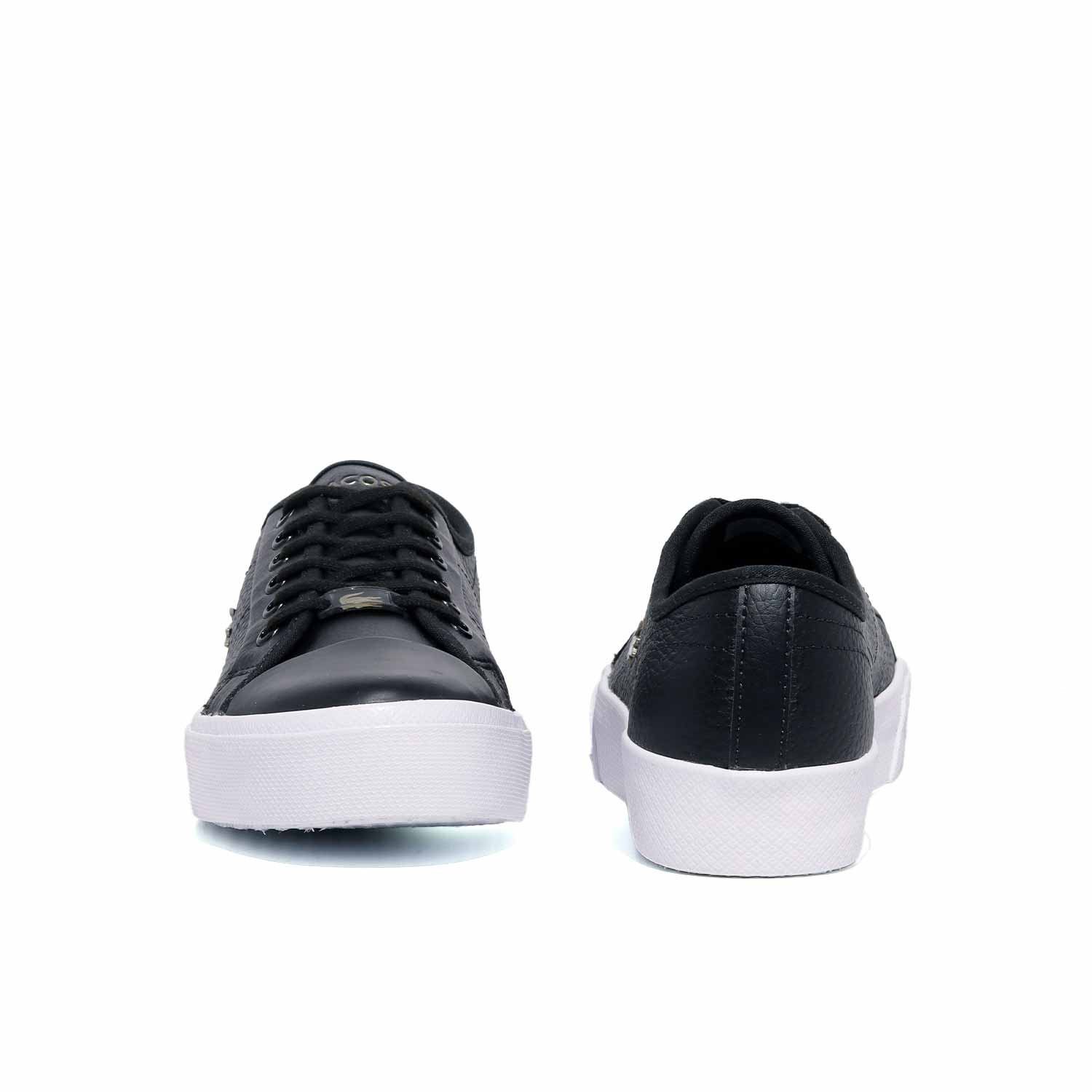 Tenis lacoste negro online para mujer