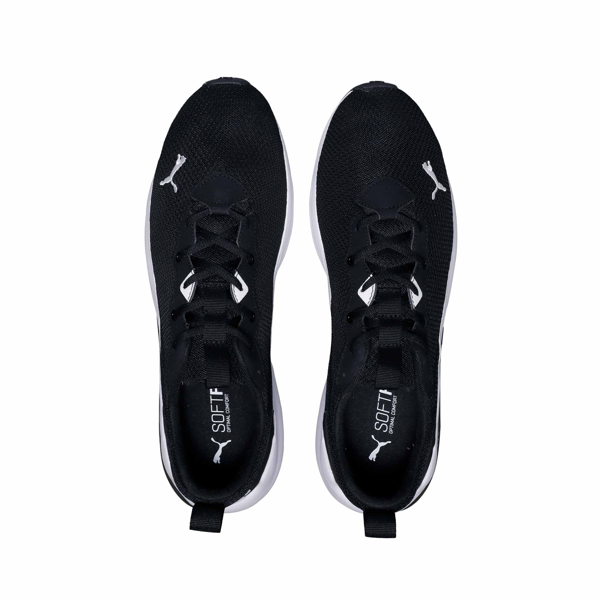 Tenis puma preto com best sale listra branca