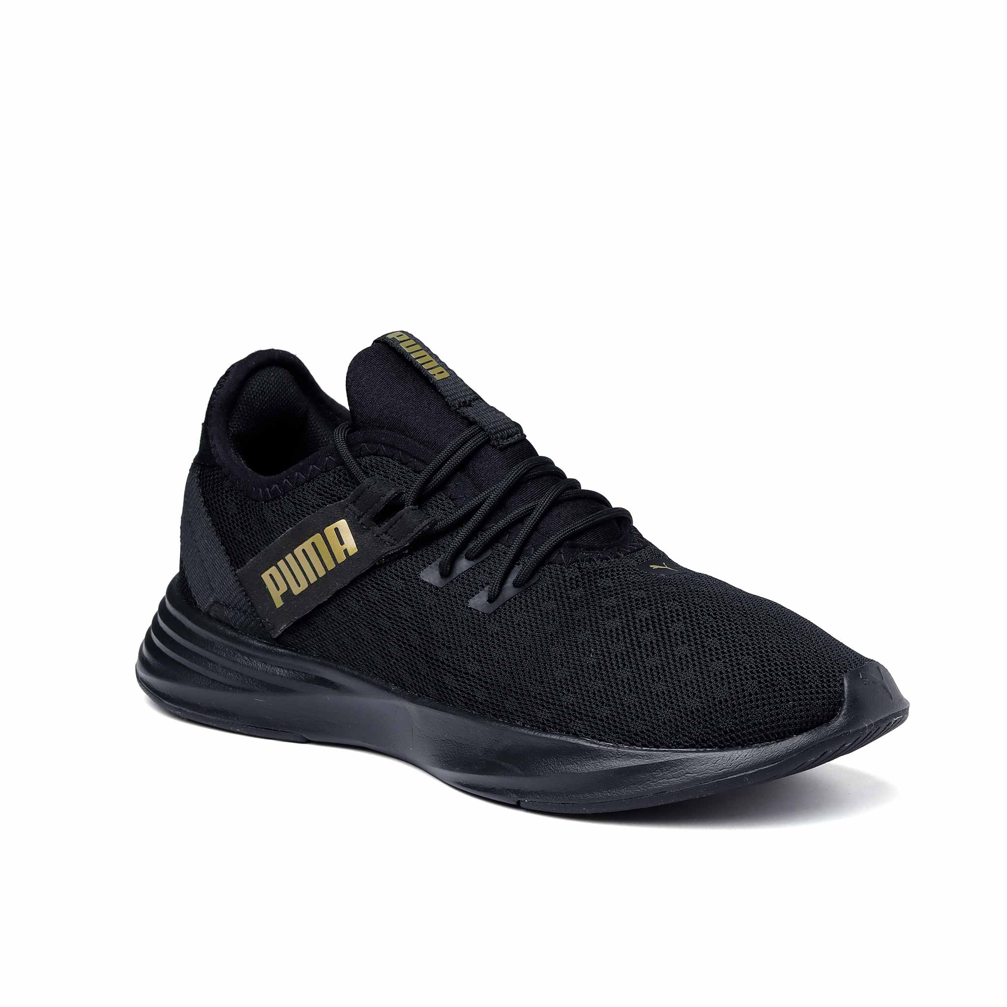 Puma negro hotsell y dorado