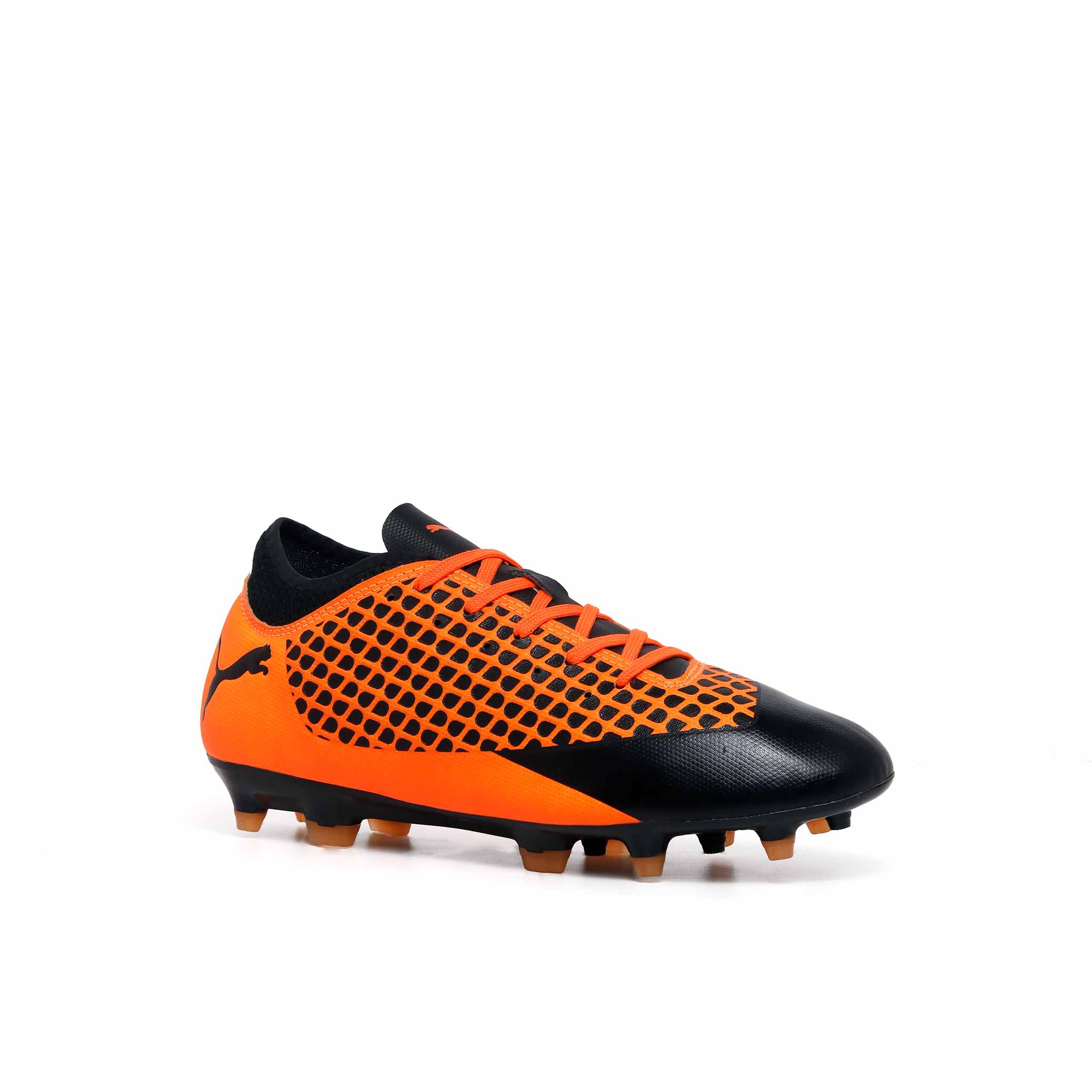 Tenis Puma Futbol Future 2.4 Nino 104844 02 Naranja Negro