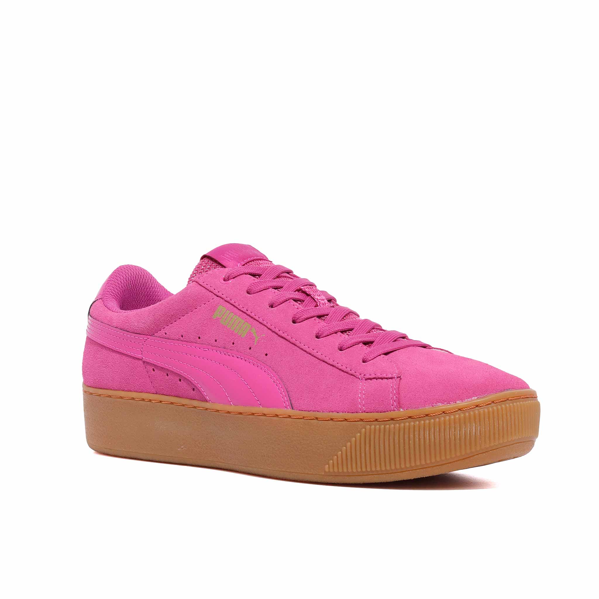 Puma damen vikky platform patent sneaker hotsell