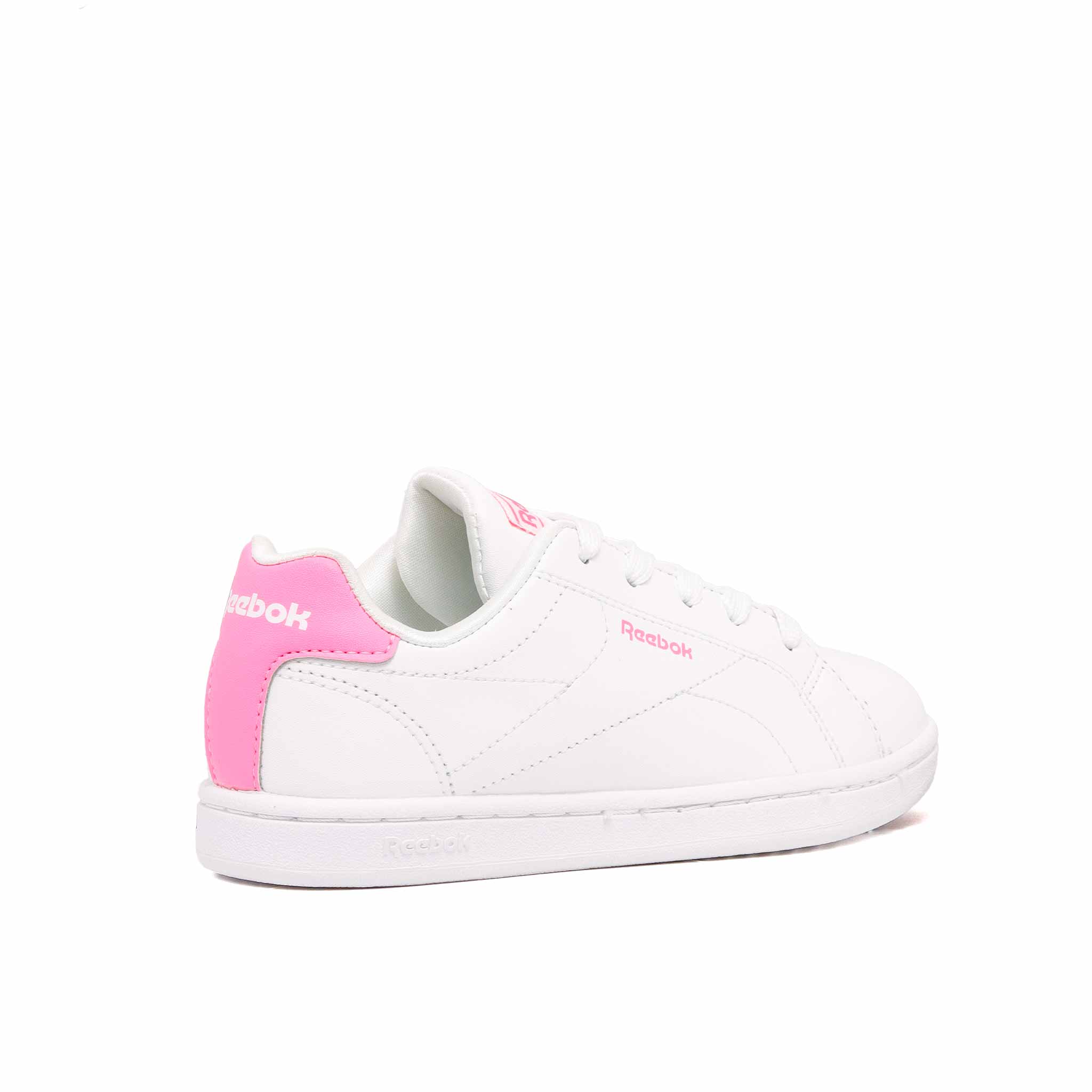 Tenis reebok blanco online con rosa