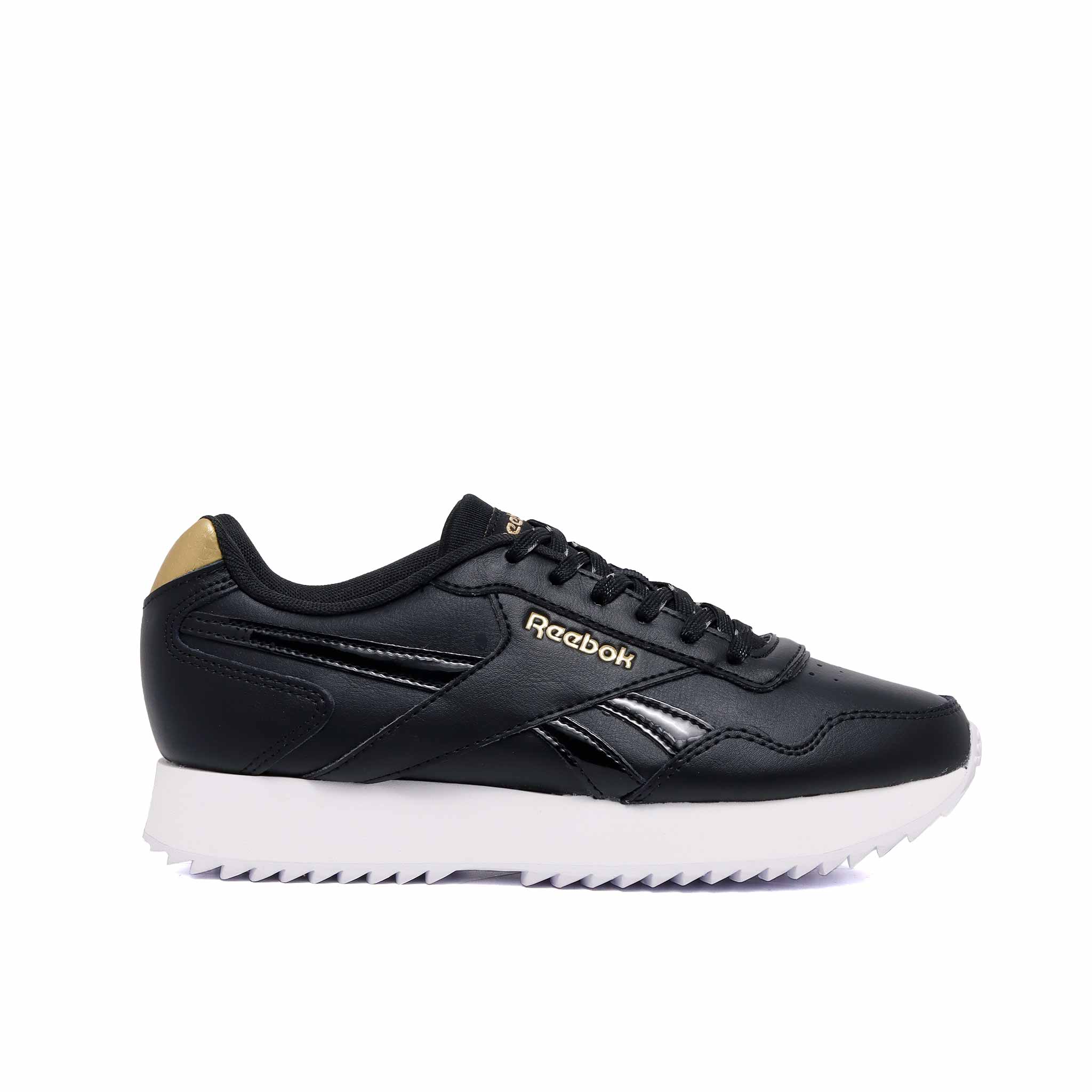 Tenis reebok best sale negro con dorado