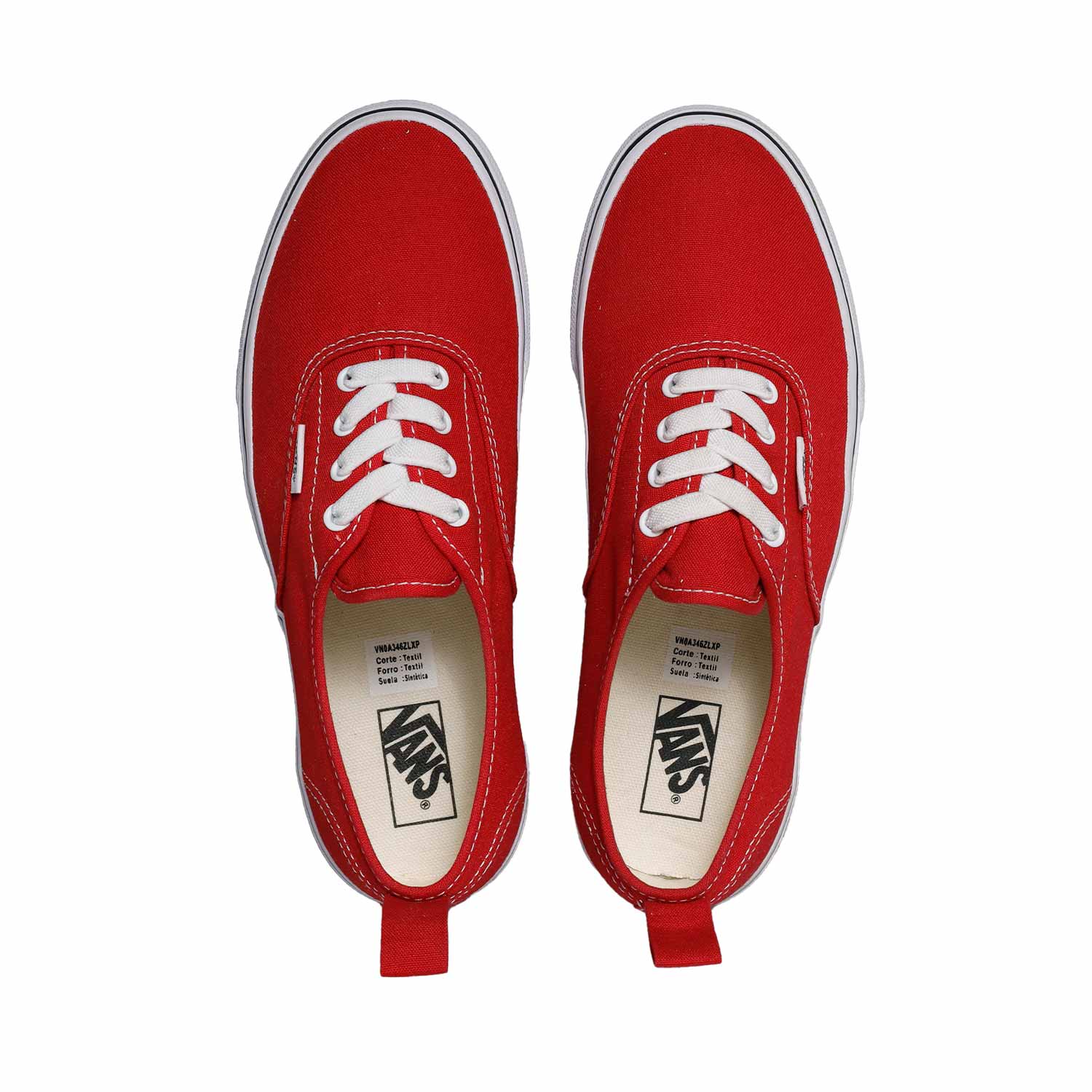 Vans best sale rojos niño